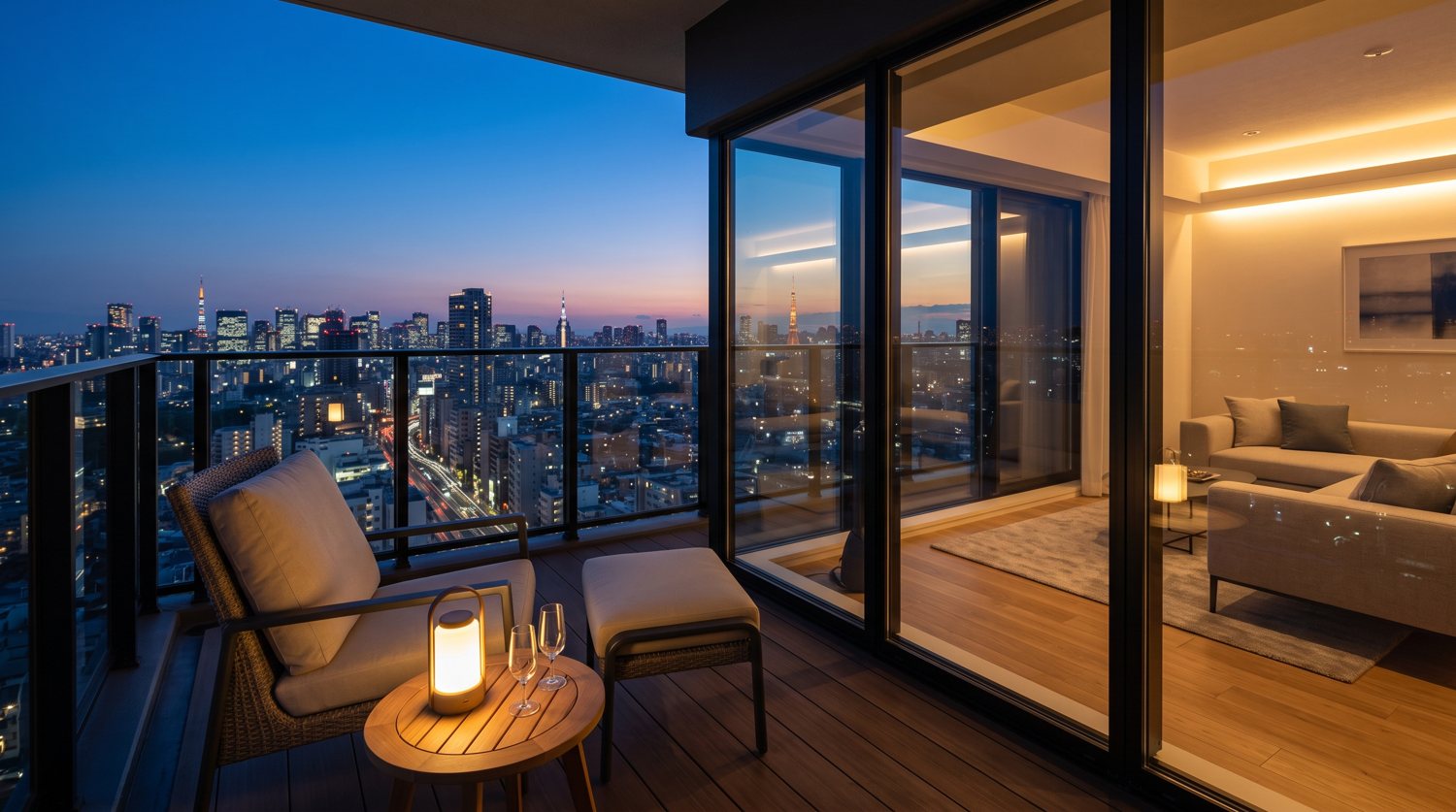 夜風が心地よいバルコニーのある家のリノベーション済みマンション｜リノベ住み替え.com